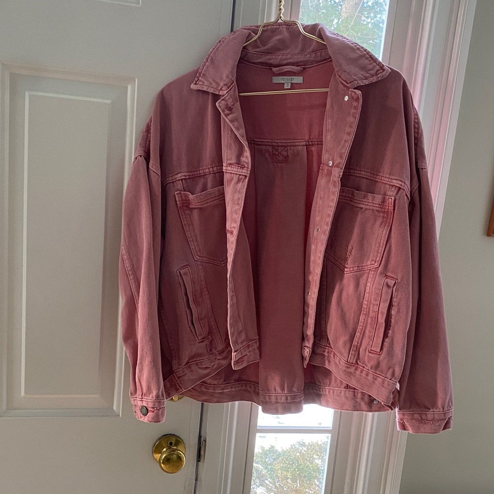 Pink Denim Jacket